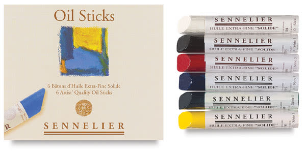 blick Sennelier Artists' Oil Sticks and Set