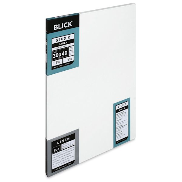 Blick Blick Studio Linen Stretched Canvas - 30" X 40" Gallery 1-1/2" Profile