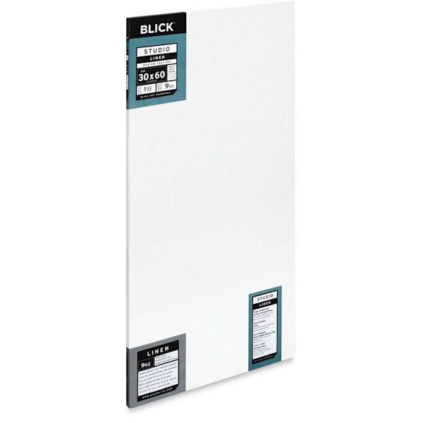 Blick Blick Studio Linen Stretched Canvas - 30" X 60" Gallery 1-1/2" Profile