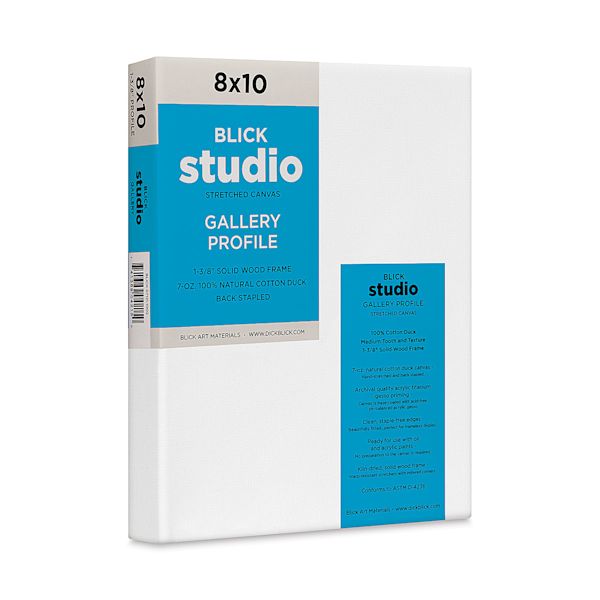 Blick Blick Studio Stretched Cotton Canvas - Gallery Profile 8" X 10"