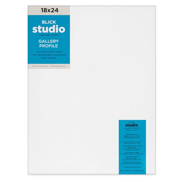 blick Blick Studio Stretched Cotton Canvas - Gallery Profile 18" x 24"
