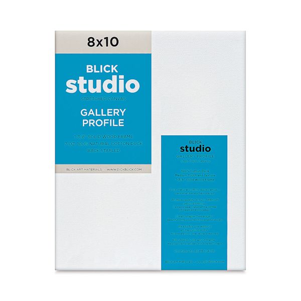 blick Blick Studio Stretched Cotton Canvas - Gallery Profile 8" x 10"