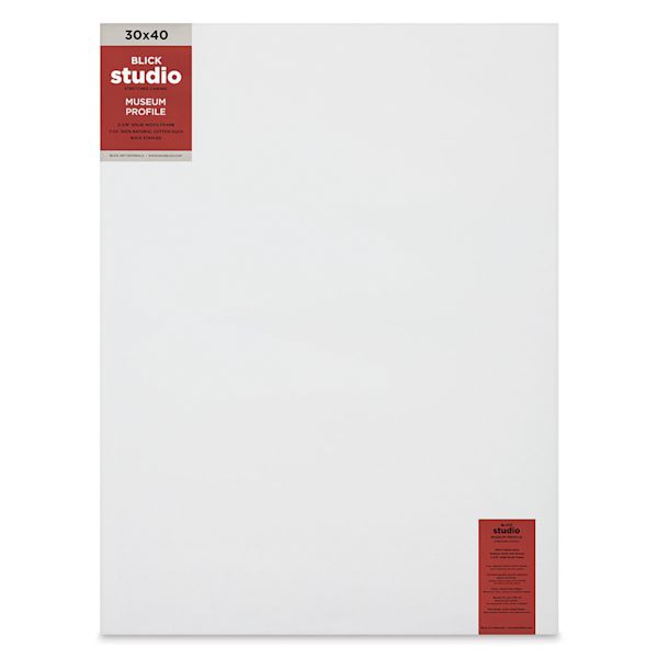 blick Blick Studio Stretched Cotton Canvas - Museum Profile 30" x 40"