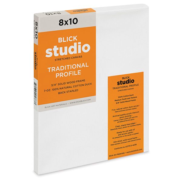 Blick Blick Studio Stretched Cotton Canvas - Traditional Profile 8" X 10"