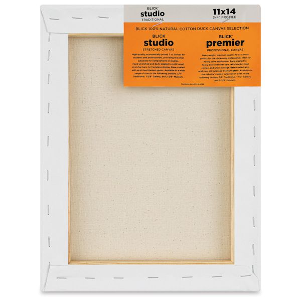 Blick Blick Studio Stretched Cotton Canvas - Traditional Profile 11" X 14"