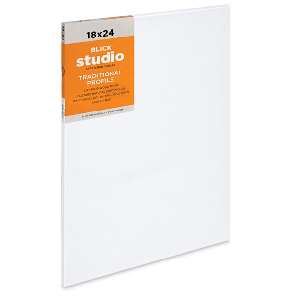 Blick Blick Studio Stretched Cotton Canvas - Traditional Profile 18" X 24"