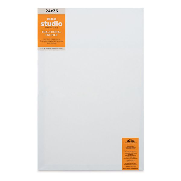 blick Blick Studio Stretched Cotton Canvas - Traditional Profile 24" x 36"