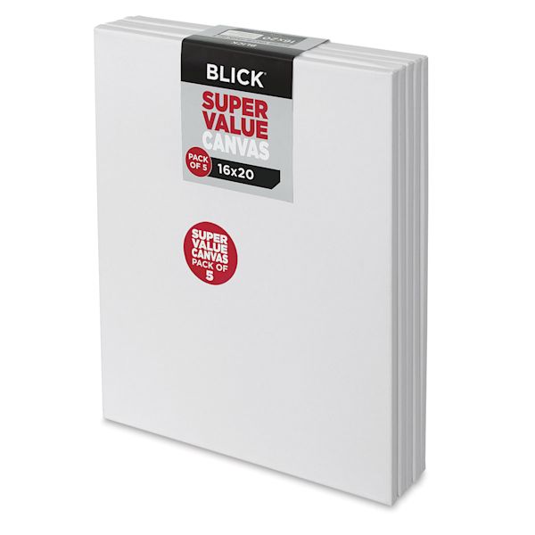 Blick Blick Super Value Canvas Pack - 16" X 20" Pkg Of 5