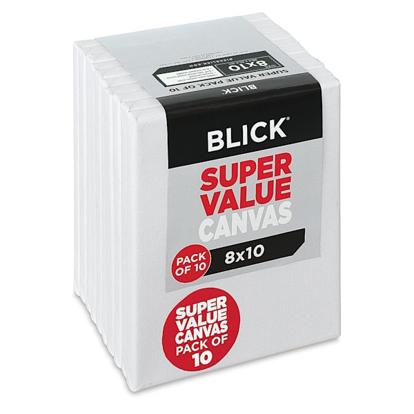 Blick Blick Super Value Canvas Pack - 8" X 10" Pkg Of 10