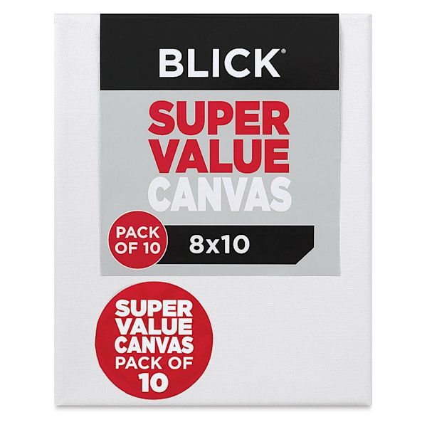 blick Blick Super Value Canvas Pack - 8" x 10" Pkg of 10