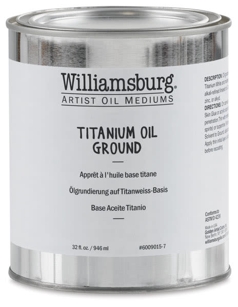 blick Williamsburg Titanium Oil Ground