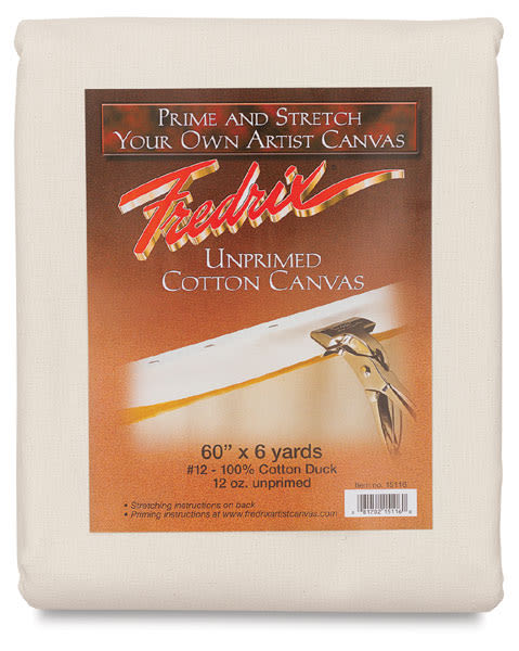 blick Fredrix Folded Unprimed Cotton Canvas Blankets