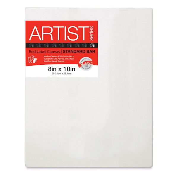 blick Fredrix Red Label Cotton Canvas - 8" x 10" 3/4" Profile