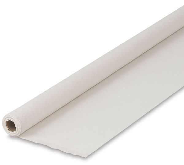 blick Fredrix Style 568 Medium Weight Unprimed Cotton Canvas Rolls