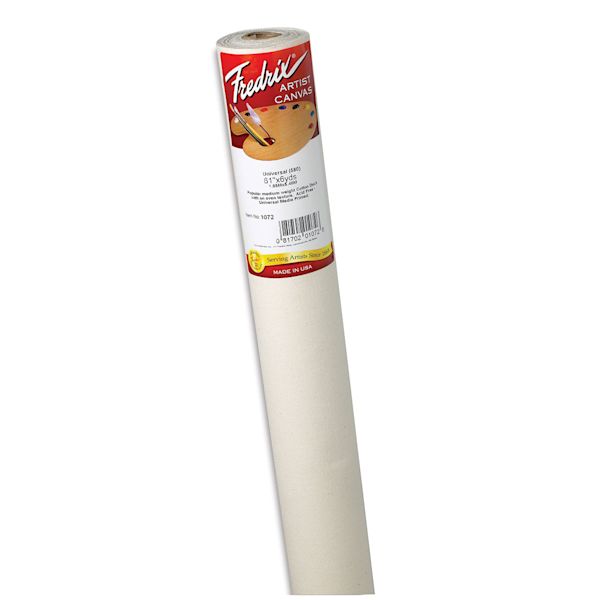 blick Fredrix Style 580 Universal Acrylic Primed Cotton Canvas Rolls