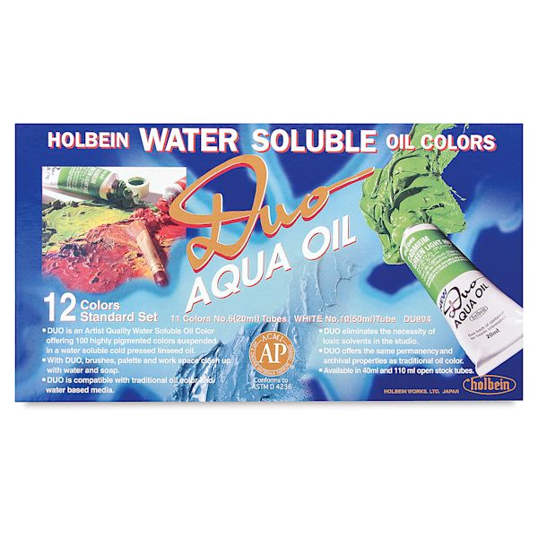 Blick Holbein Duo Aqua Water Soluble Oil Paints And Sets
