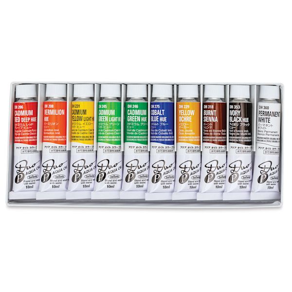 blick Holbein Duo Aqua Water Soluble Oil Paints and Sets