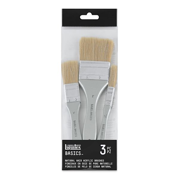 Blick Liquitex Basics Large Scale Natural Brush Set
