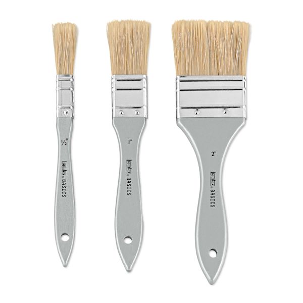 blick Liquitex Basics Large Scale Natural Brush Set