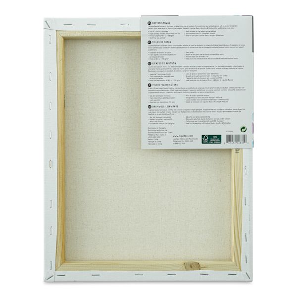 Blick Liquitex Basics Stretched Cotton Canvas Pack - 11" X 14" Pkg Of 3