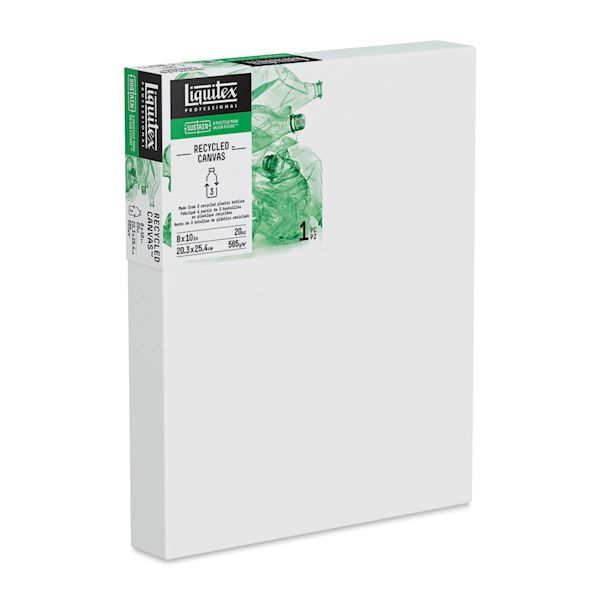 blick Liquitex Recycled Stretched Canvas - 8" x 10" 1-3/8" Deep Edge Profile