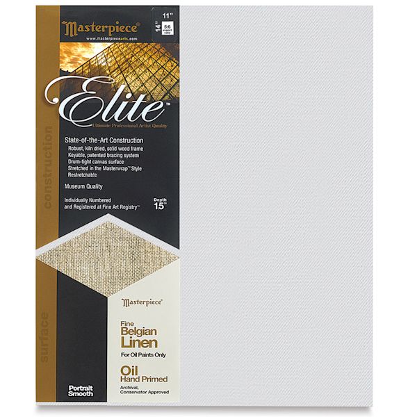 blick Masterpiece Elite Portrait Smooth Canvas - 11" x 14" Oil Primed blick Masterpiece Elite Portrait Smooth Canvas - 11" x 14" Oil Primed