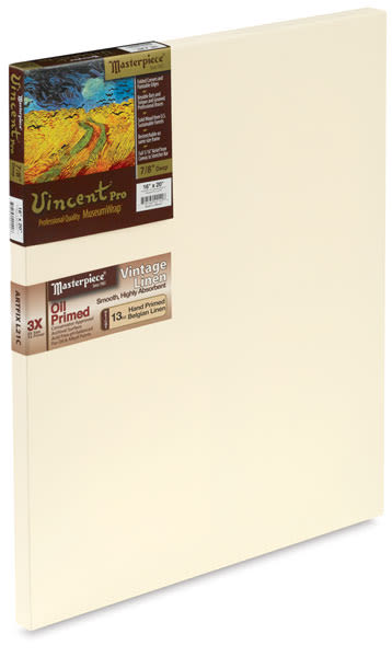 blick Masterpiece Vincent Pro Artfix Linen Canvas - 16" x 20" Oil Primed
