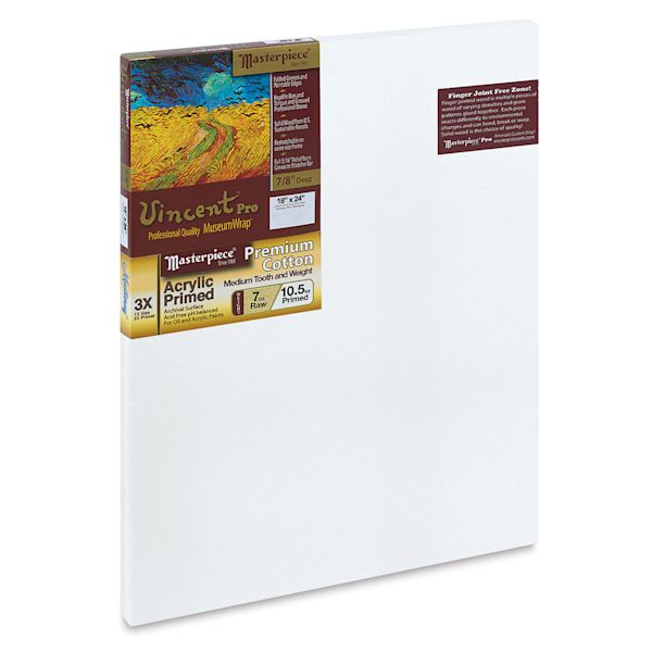 blick Masterpiece Vincent Pro Monterey 7/8" Profile Cotton Canvas - 18" x 24"