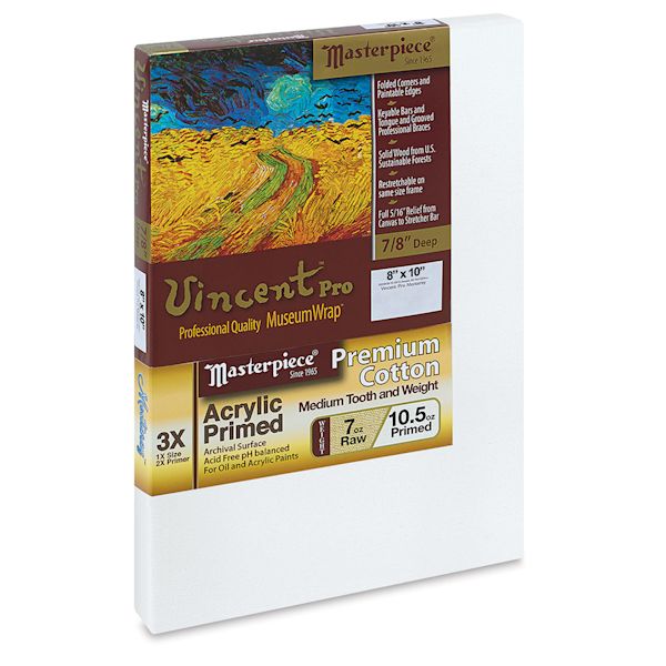 blick Masterpiece Vincent Pro Monterey 7/8" Profile Cotton Canvas - 8" x 10"