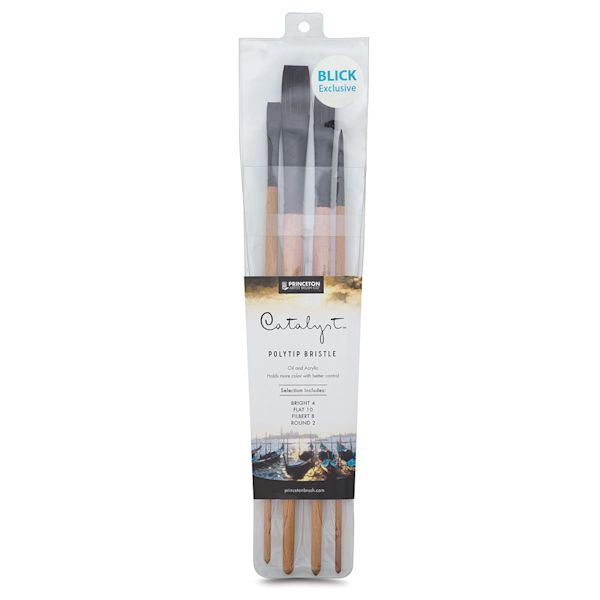 Blick Princeton Catalyst Polytip Bristle Brushes And Sets