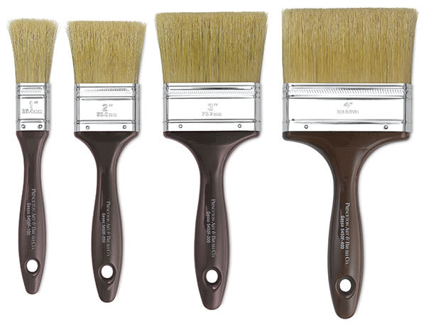 blick Princeton Natural Bristle Gesso Series 5450 Brushes