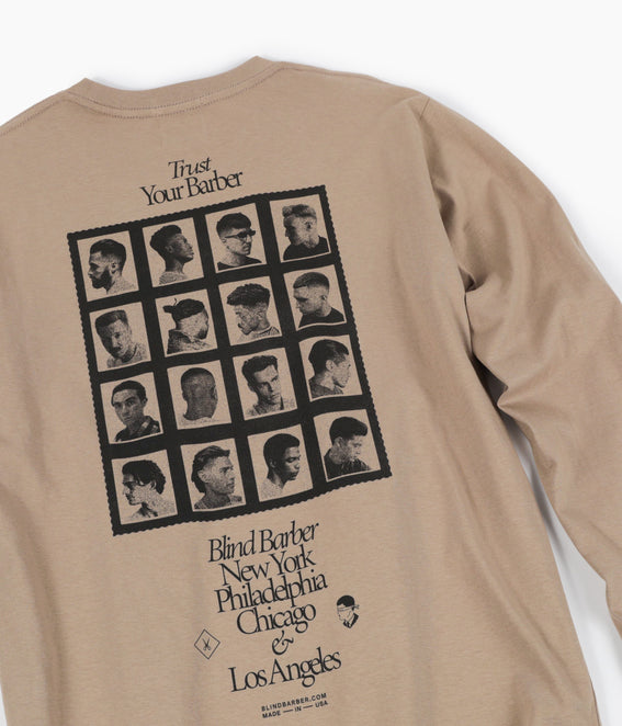 blind barber Trust Your Barber - Longsleeve T-Shirt