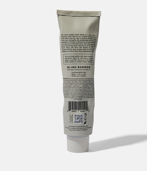 Blind Barber Watermint Gin Shave Cream