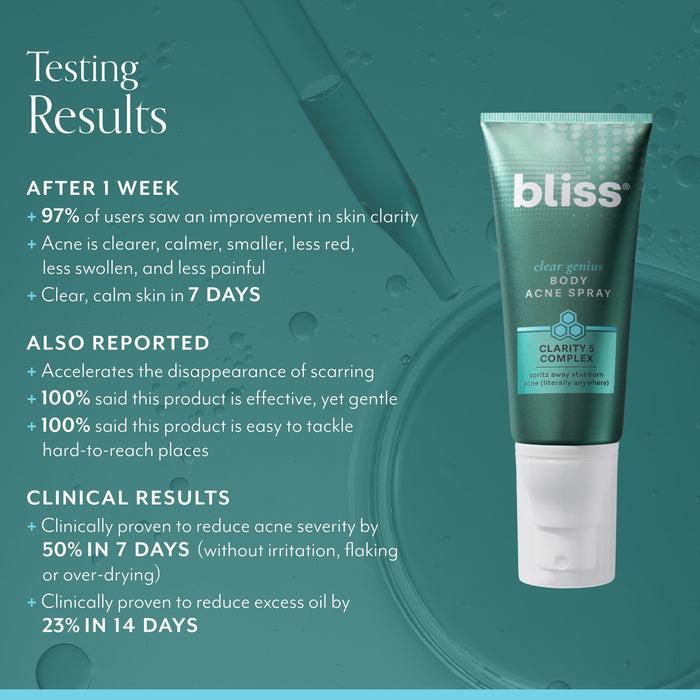 Bliss Clear Genius Body Acne Spray