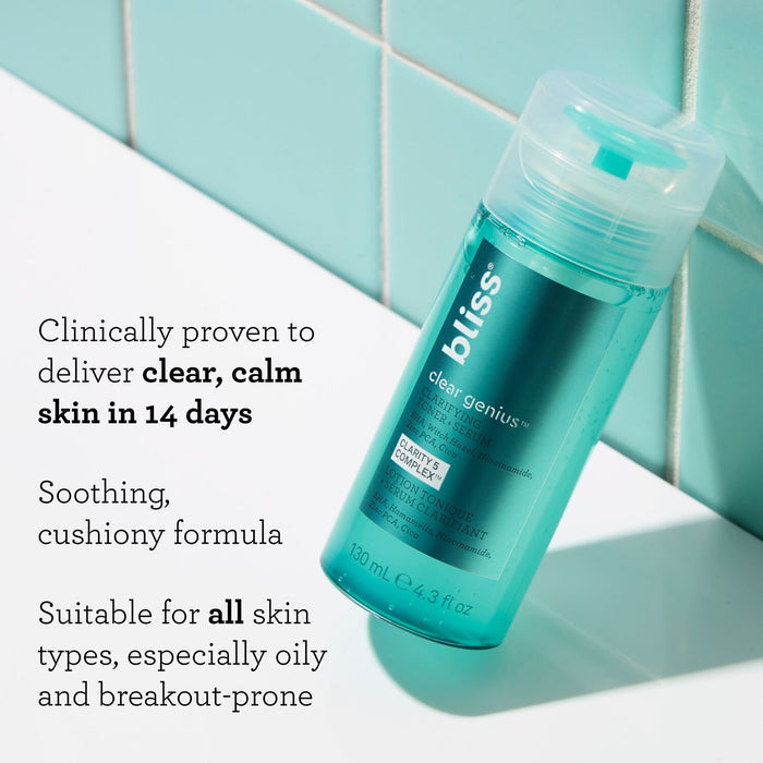 Bliss Clear Genius Toner + Serum