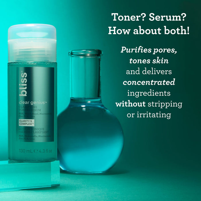 Bliss Clear Genius Toner + Serum