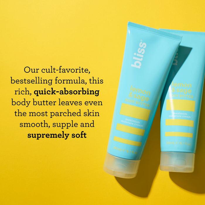 Bliss Lemon & Sage Body Butter 32 Oz