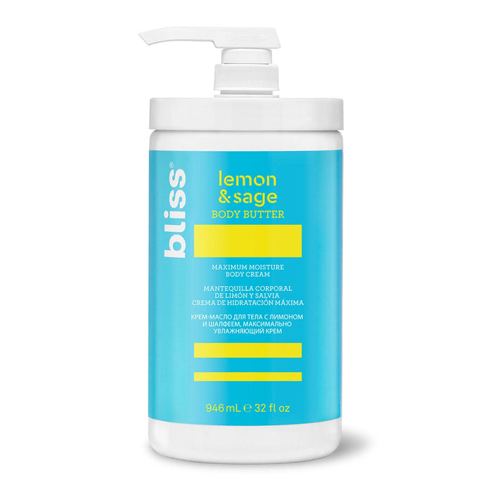 bliss Lemon & Sage Body Butter 32 oz