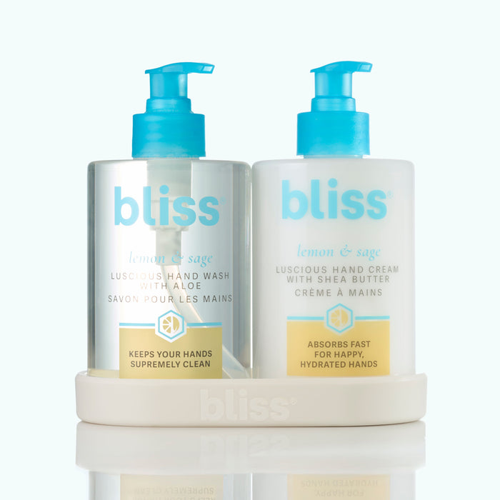 bliss Lemon & Sage Happy Hands Cream & Wash Duo