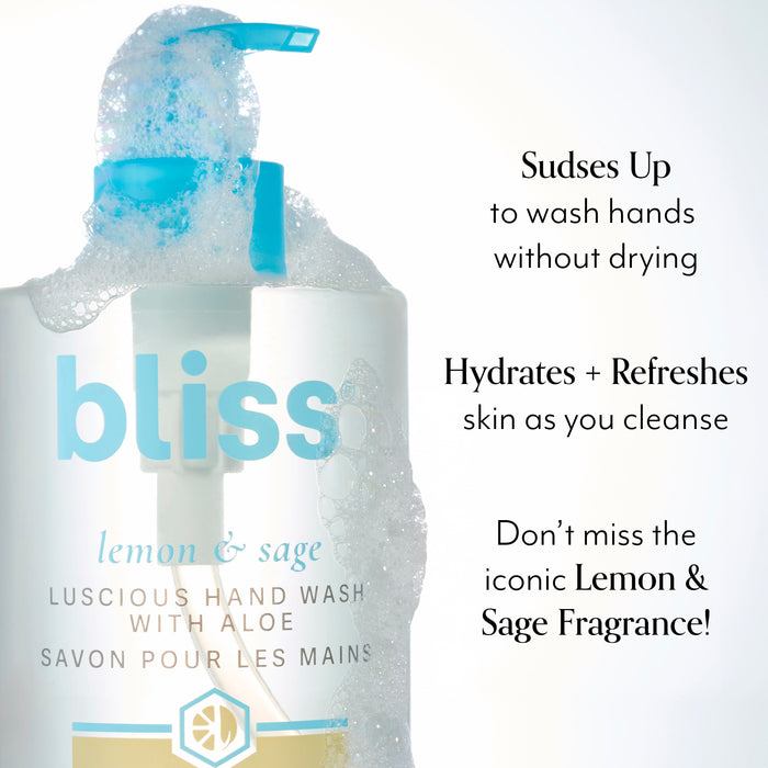 Bliss Lemon & Sage Luscious Hand Wash With Aloe