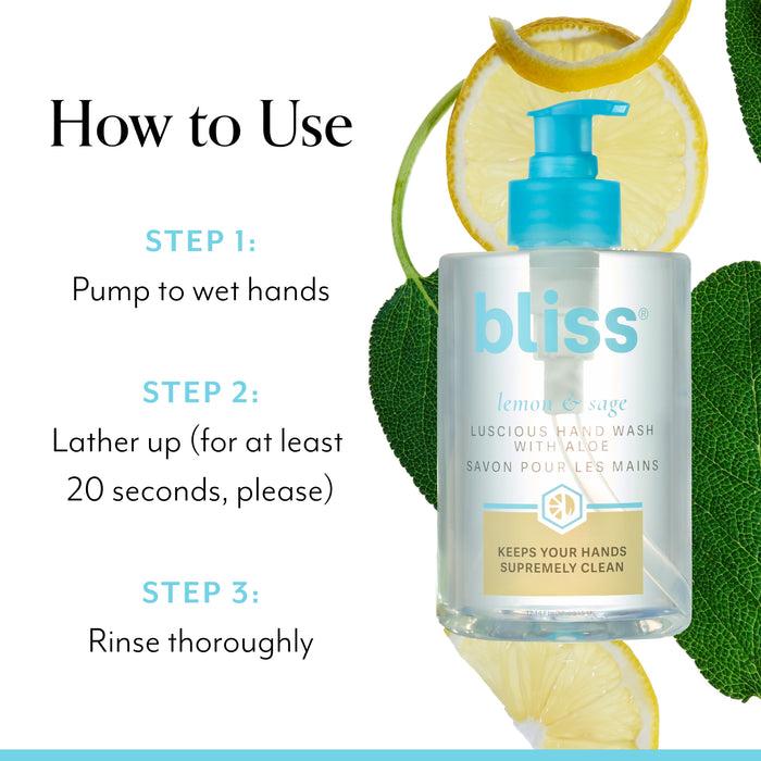 Bliss Lemon & Sage Luscious Hand Wash With Aloe