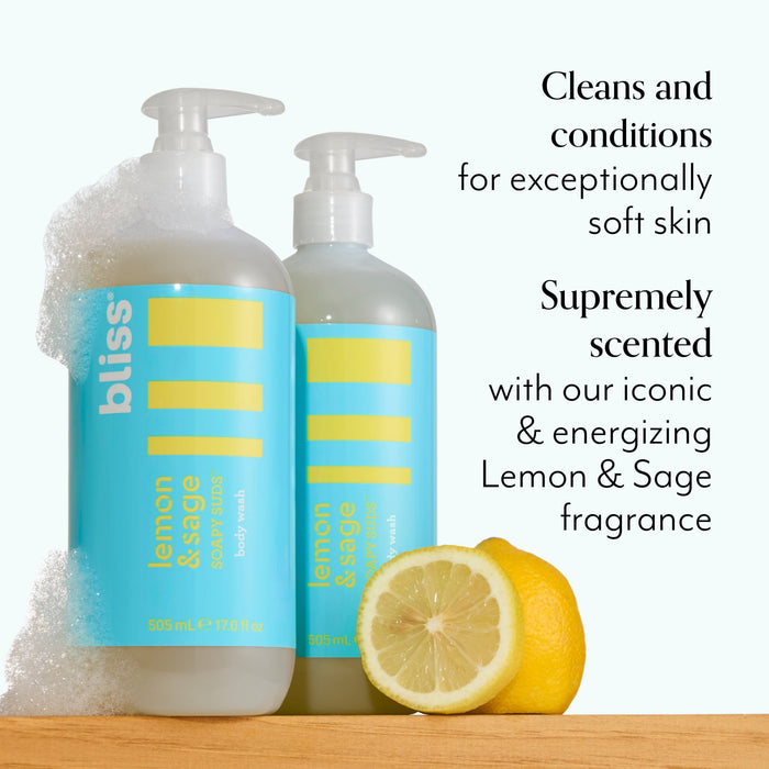 Bliss Lemon & Sage Soapy Suds Body Wash