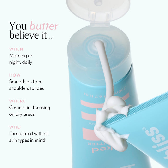 Bliss Naked Body Butter Unscented Moisturizer