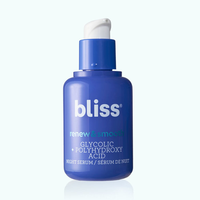 bliss Renew & Smooth Night Glycolic Acid Serum