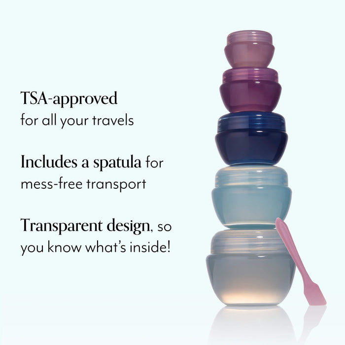 Bliss Spa To Go Reusable Travel Jar + Spatula Set