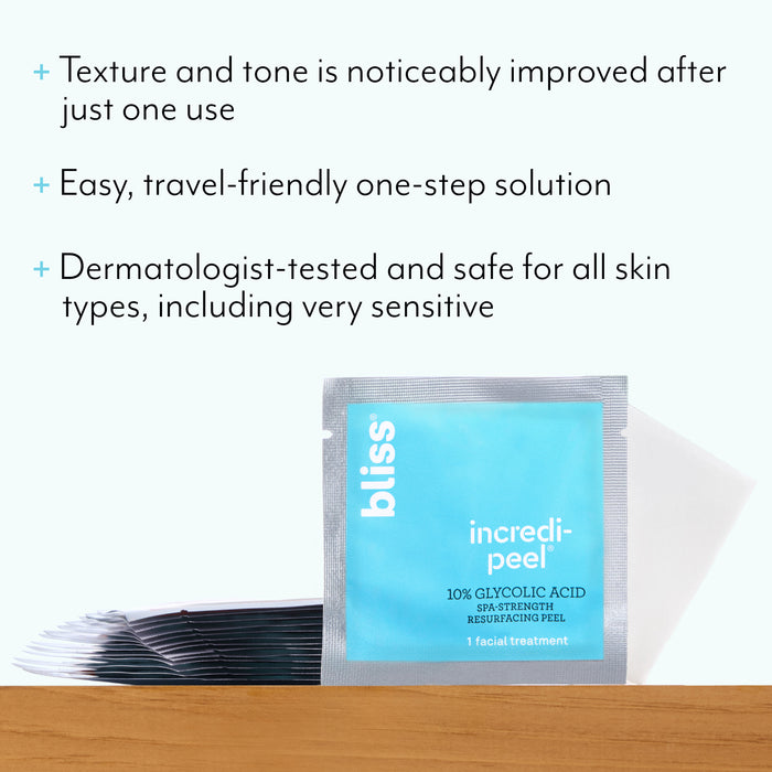 Bliss That's Incredi-peel Glycolic Acid Pads (15ct)