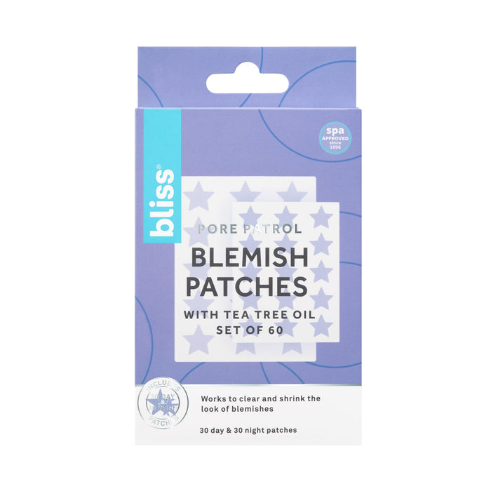 bliss Pore Patrol Blemish Patches with Tea Tree Oil Set of 60