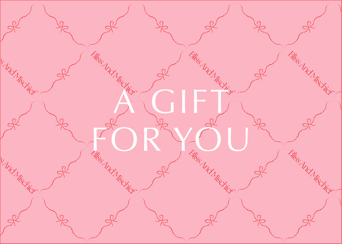 bliss and mischief Bliss And Mischief Gift Card