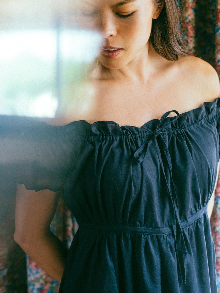 bliss and mischief Darcy Nightgown in Black