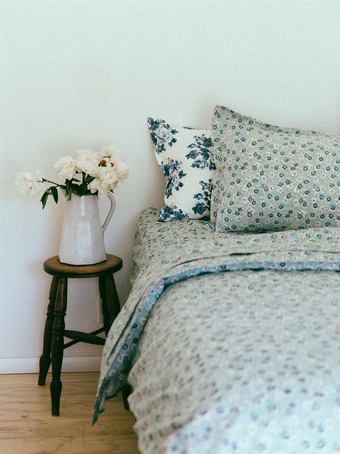 bliss and mischief Duvet Cover in Daisy Ether
